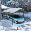 Carport 12x20 FT Heavy Duty Carport CanopyUpdated Frame Structure Galvanized Steel Roof and Enhanced BaseMetal Carport Garage for Pickup, Boat