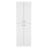 Pantry Cabinet Coahoma, Kitchen, White