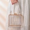 Transparent Luxury Designer Bag Bride Clear Clutch Purse Unique Shaped Party Evening Handbags Acrylic Crossbody Women's Bag 2023
