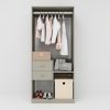 Closet Organizer System, Closet System with Drawers, Clothes Organizer with Closet Shelves Wall Mounted