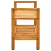 Shoe Rack with 2 Shelves 39.4"x10.6"x15.7" Solid Oak Wood