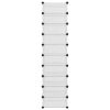 Shoe Rack Transparent 17.3"x12.6"x68.5" PP