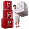 Large Capacity Clothes Storage Bag Organizer with Reinforced Handle Thick Fabric for Comforters