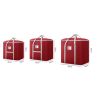 Large Capacity Clothes Storage Bag Organizer with Reinforced Handle Thick Fabric for Comforters