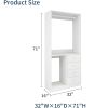 Closet Organizer System, Clothes System with Closet Shelves Wall Mounted, Closet Organizer with Drawers